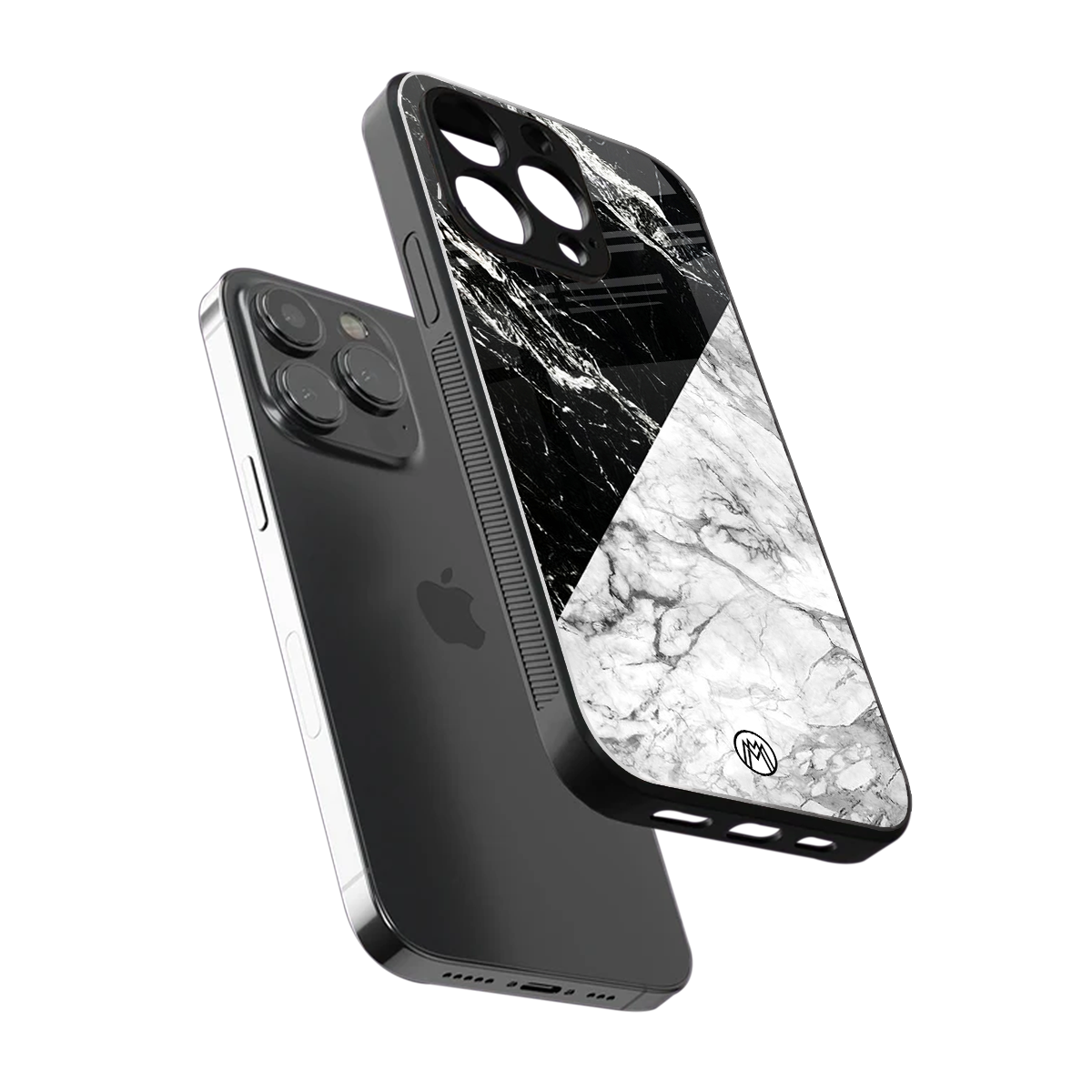 fatal contradiction back phone cover | glass case for iphone 15 pro max