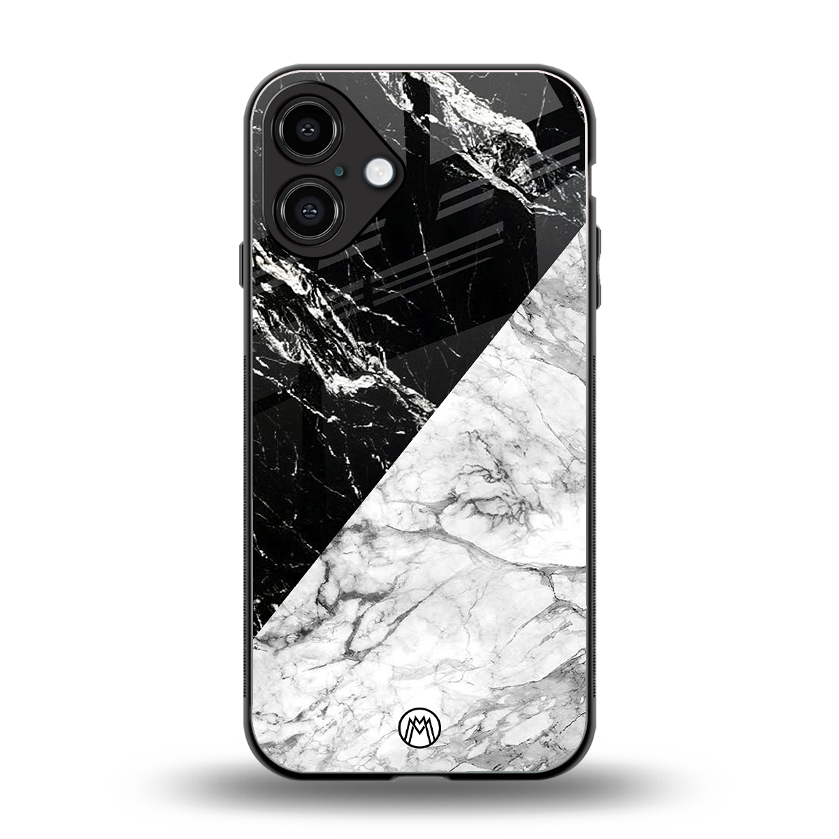 fatal contradiction back phone cover | glass case for iphone 16 plus