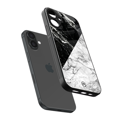 fatal contradiction back phone cover | glass case for iphone 16 plus