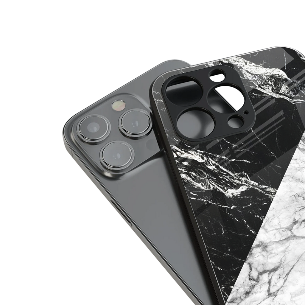 fatal contradiction back phone cover | glass case for iphone 15 pro