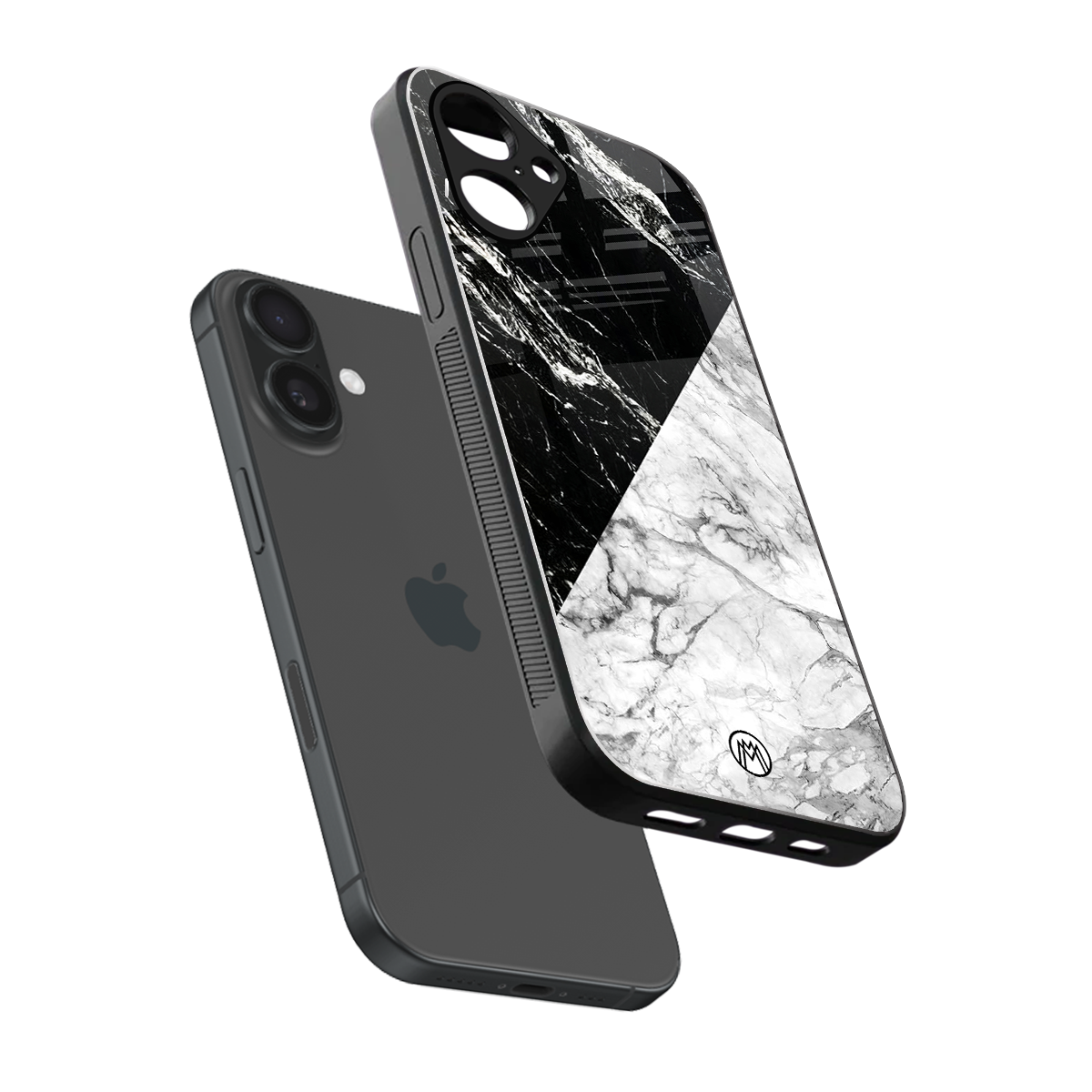 fatal contradiction back phone cover | glass case for iphone 16