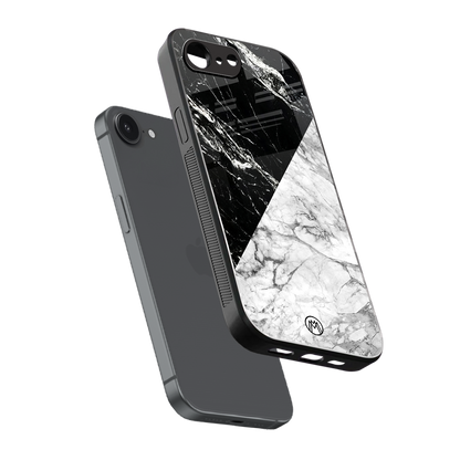 fatal contradiction back phone cover | glass case for iphone 16e