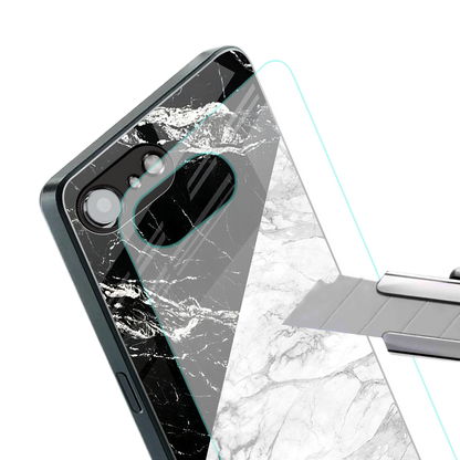 fatal contradiction back phone cover | glass case for iphone 16e