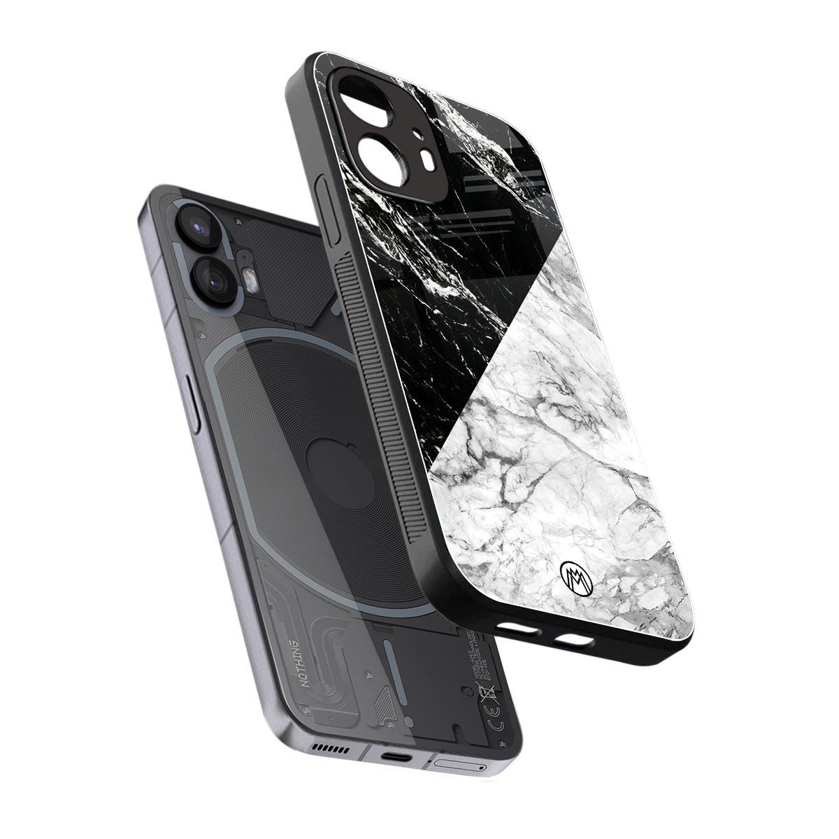 fatal contradiction back phone cover | glass case for nothing phone 2
