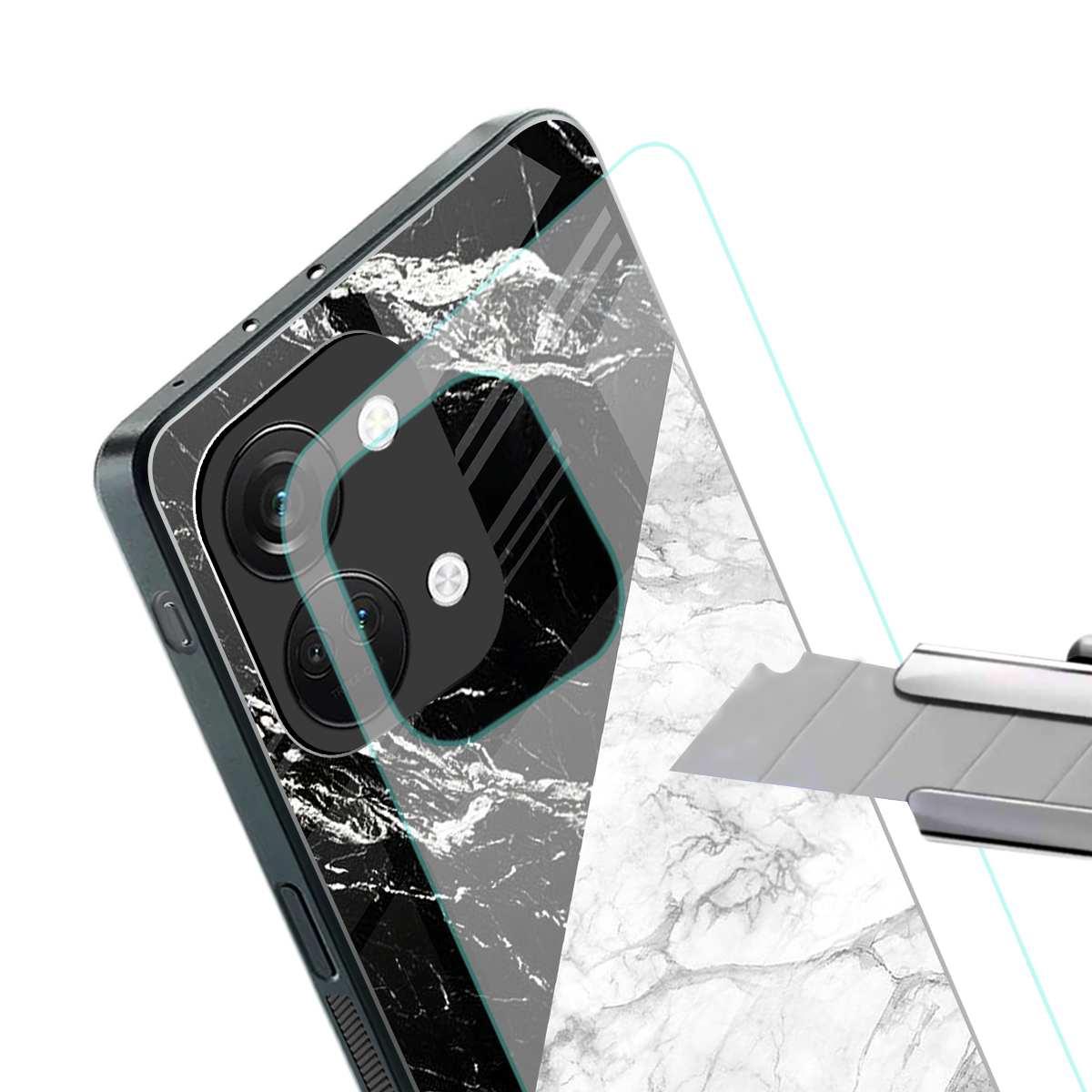 fatal contradiction back phone cover | glass case for oneplus nord 3