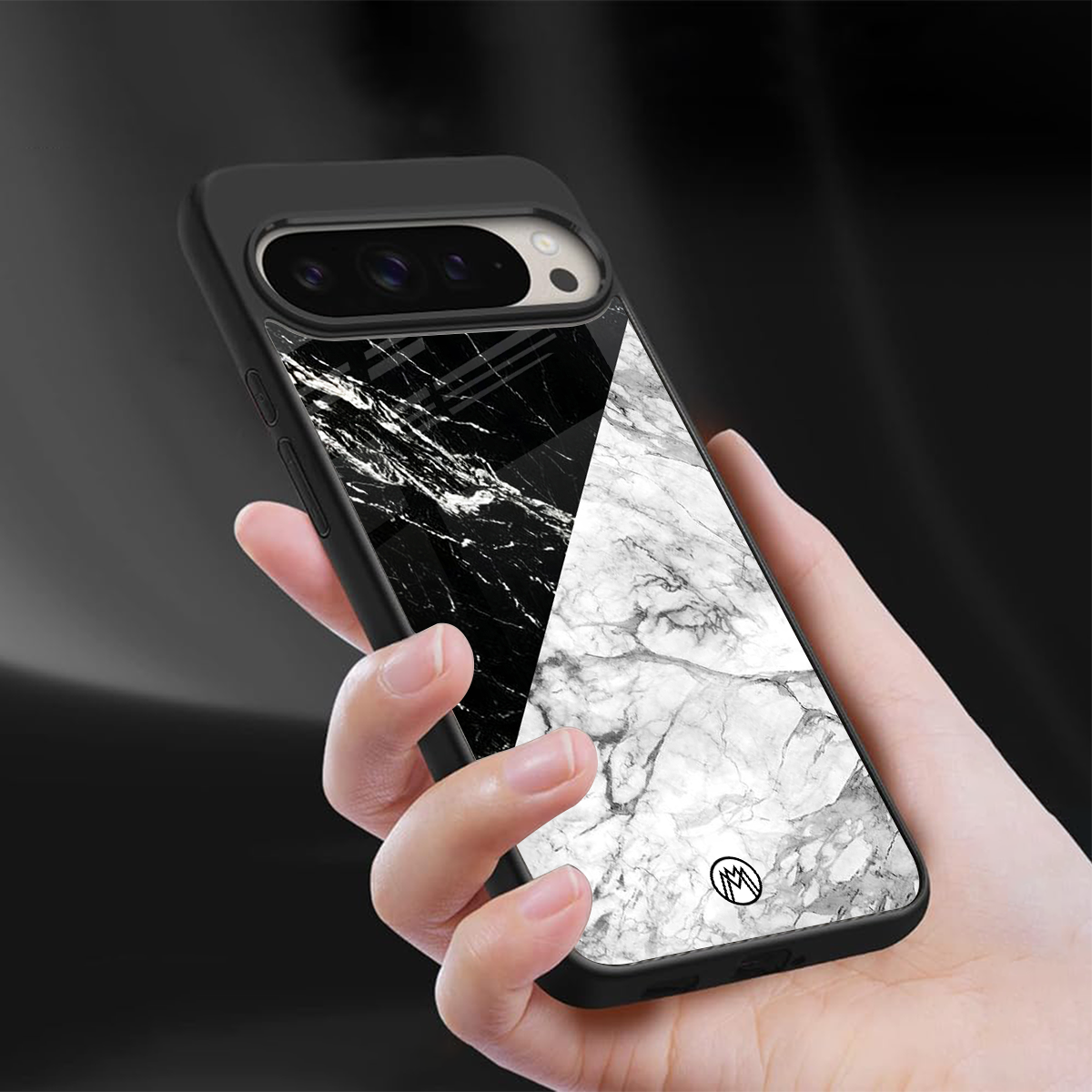 fatal contradiction back phone cover | glass case for google pixel 9 pro xl