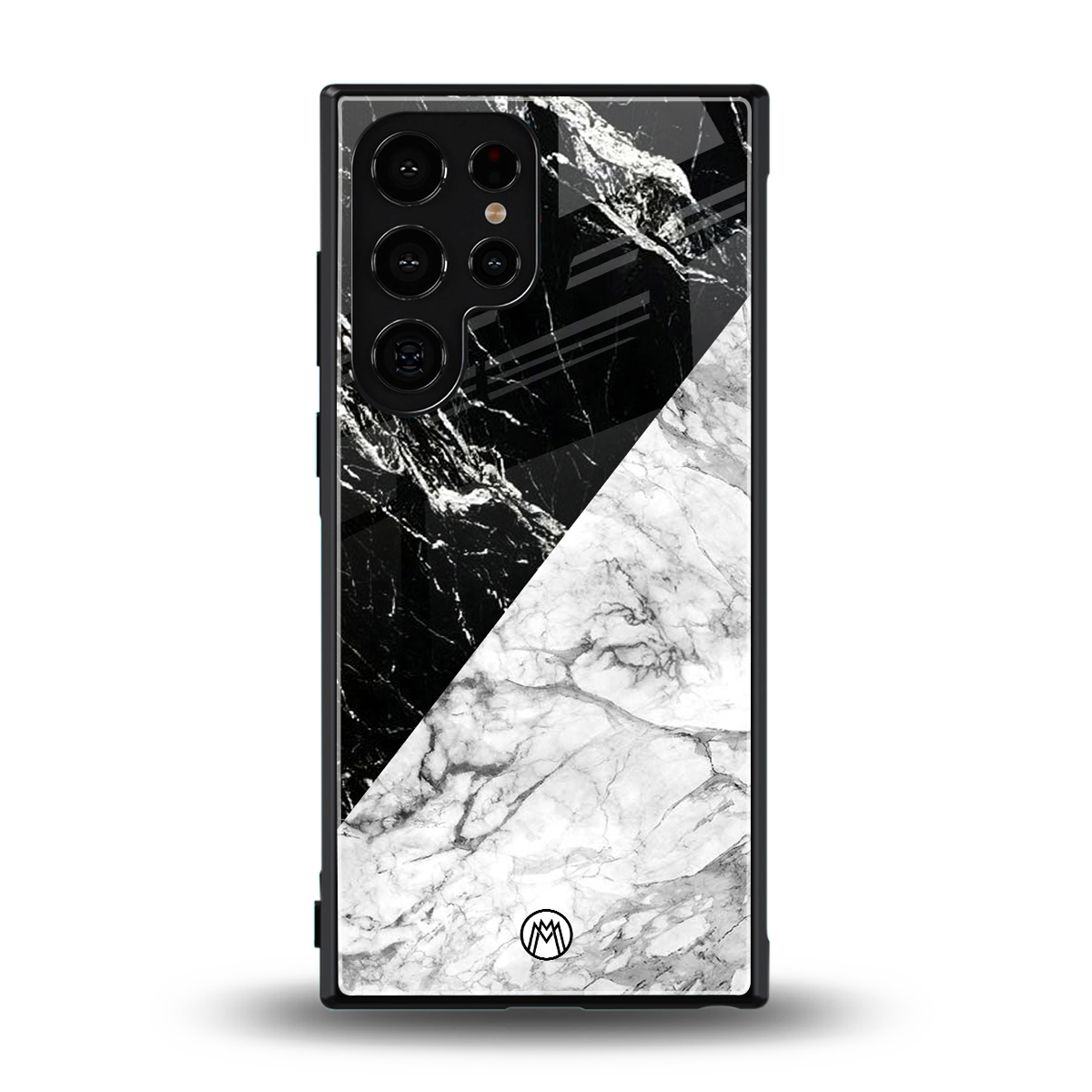 fatal contradiction back phone cover | glass case for samsung galaxy s24 ultra