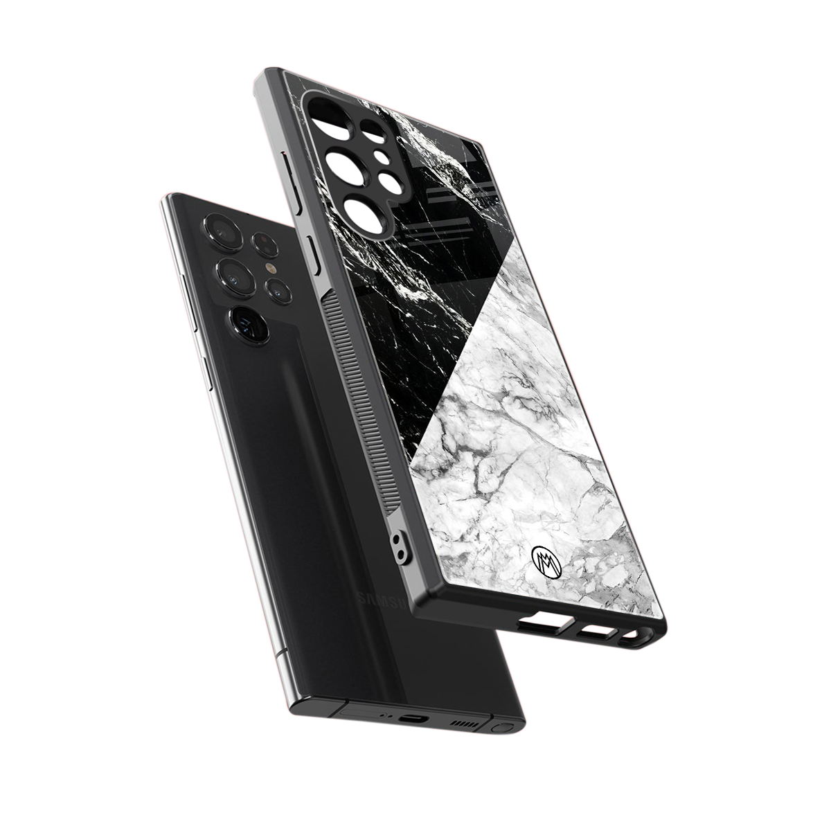 fatal contradiction back phone cover | glass case for samsung galaxy s24 ultra