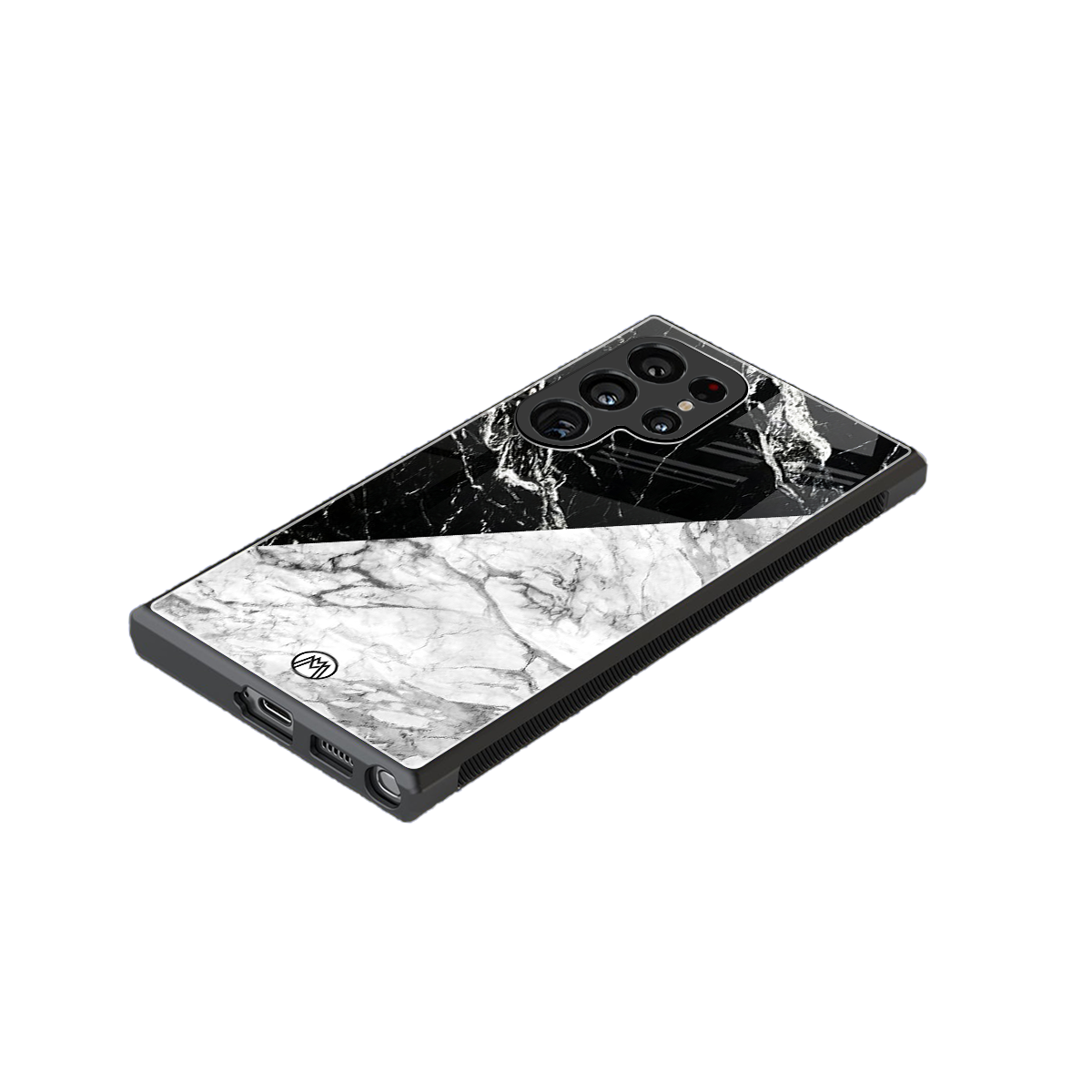 fatal contradiction back phone cover | glass case for samsung galaxy s24 ultra