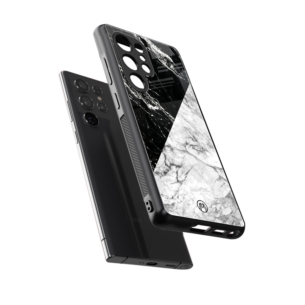 fatal contradiction back phone cover | glass case for samsung galaxy s25 ultra