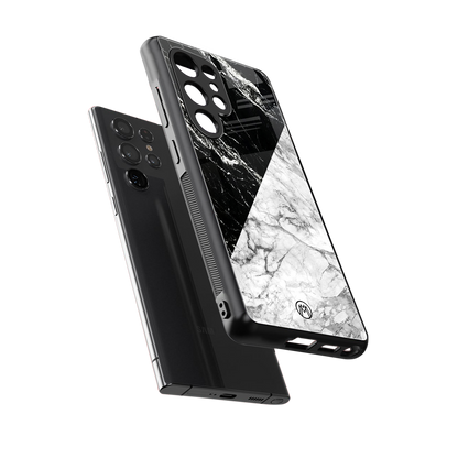 fatal contradiction back phone cover | glass case for samsung galaxy s25 ultra