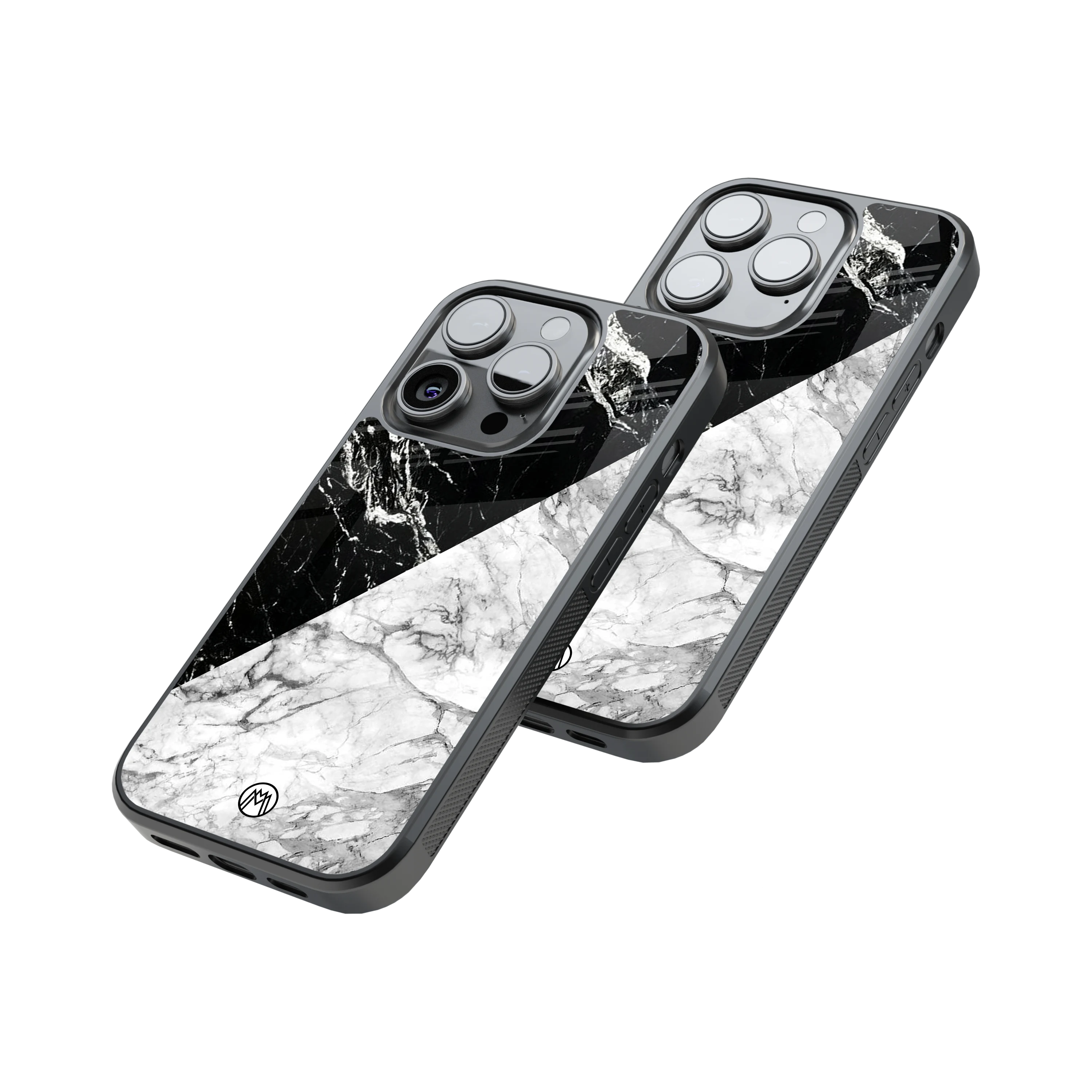 Protective Glass Back Phone Case Compatible with iPhone, Samsung, OnePlus, Pixel & More