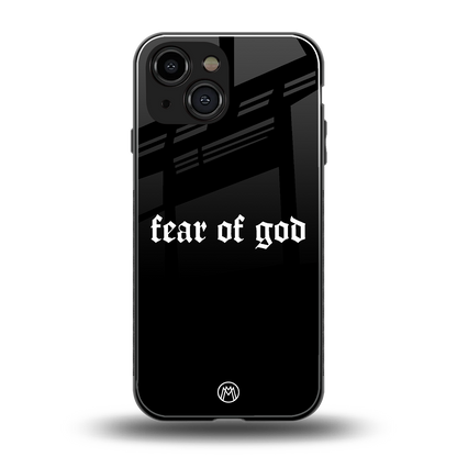 fear of god back phone cover | glass case for iphone 13 mini