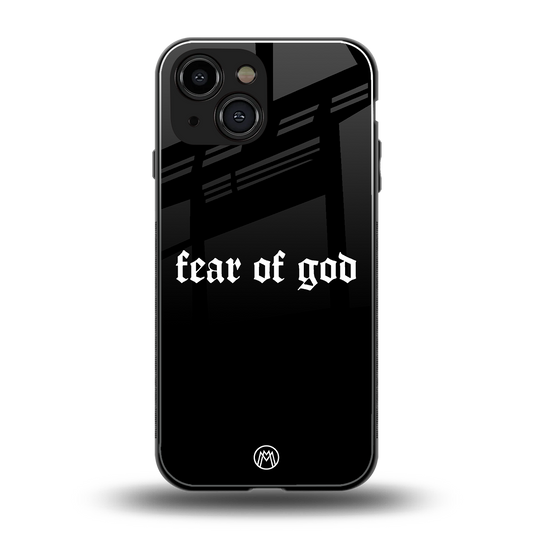 fear of god back phone cover | glass case for iphone 13 mini