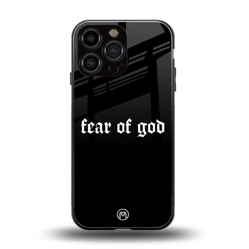 fear of god back phone cover | glass case for iphone 13 pro max