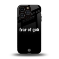 fear of god back phone cover | glass case for iphone 13 pro