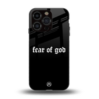 fear of god back phone cover | glass case for iphone 13 pro