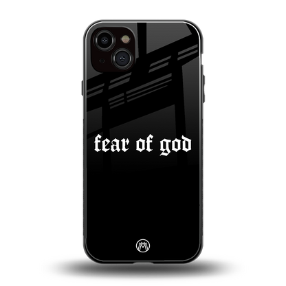 fear of god back phone cover | glass case for iphone 14 plus