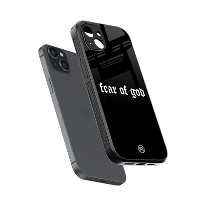 fear of god back phone cover | glass case for iphone 14 plus