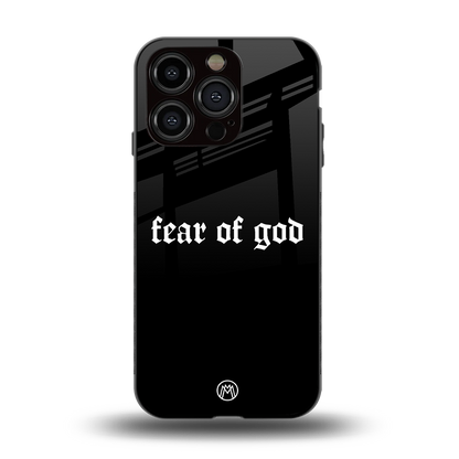 fear of god back phone cover | glass case for iphone 15 pro