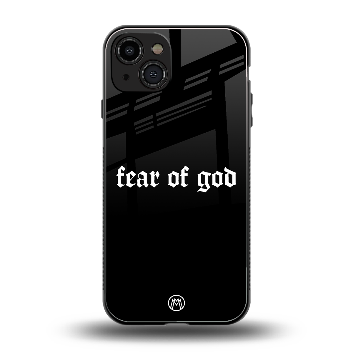 fear of god back phone cover | glass case for iphone 15