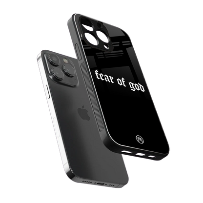 fear of god back phone cover | glass case for iphone 15 pro