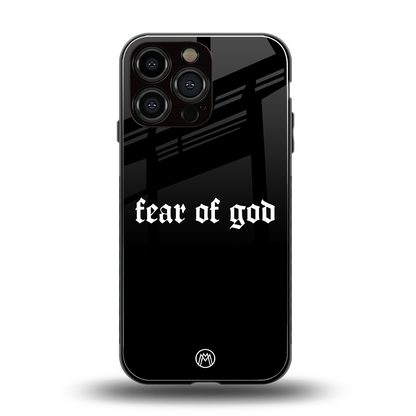 fear of god back phone cover | glass case for iphone 16 pro max