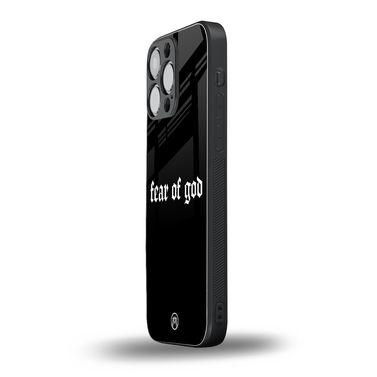 fear of god back phone cover | glass case for iphone 16 pro max