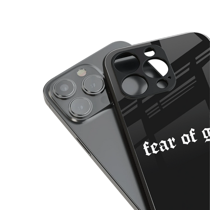 fear of god back phone cover | glass case for iphone 13 pro