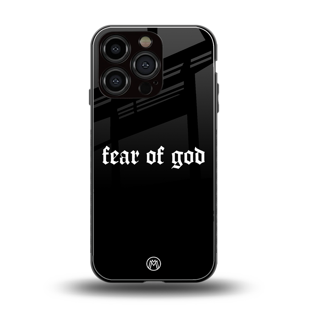 fear of god back phone cover | glass case for iphone 16 pro