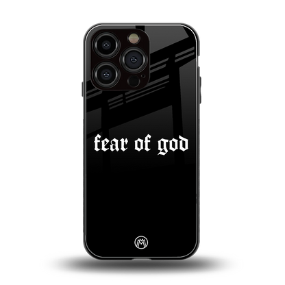 fear of god back phone cover | glass case for iphone 16 pro