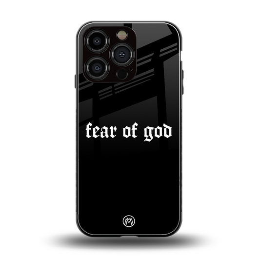fear of god back phone cover | glass case for iphone 16 pro
