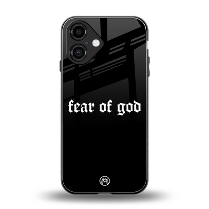 fear of god back phone cover | glass case for iphone 16