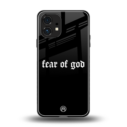 fear of god back phone cover | glass case for nothing phone 1