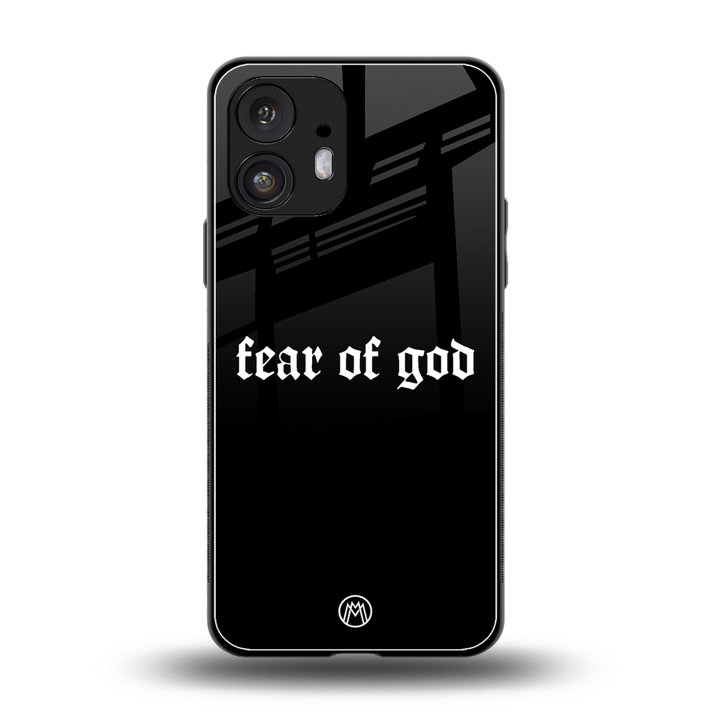 fear of god back phone cover | glass case for nothing phone 2