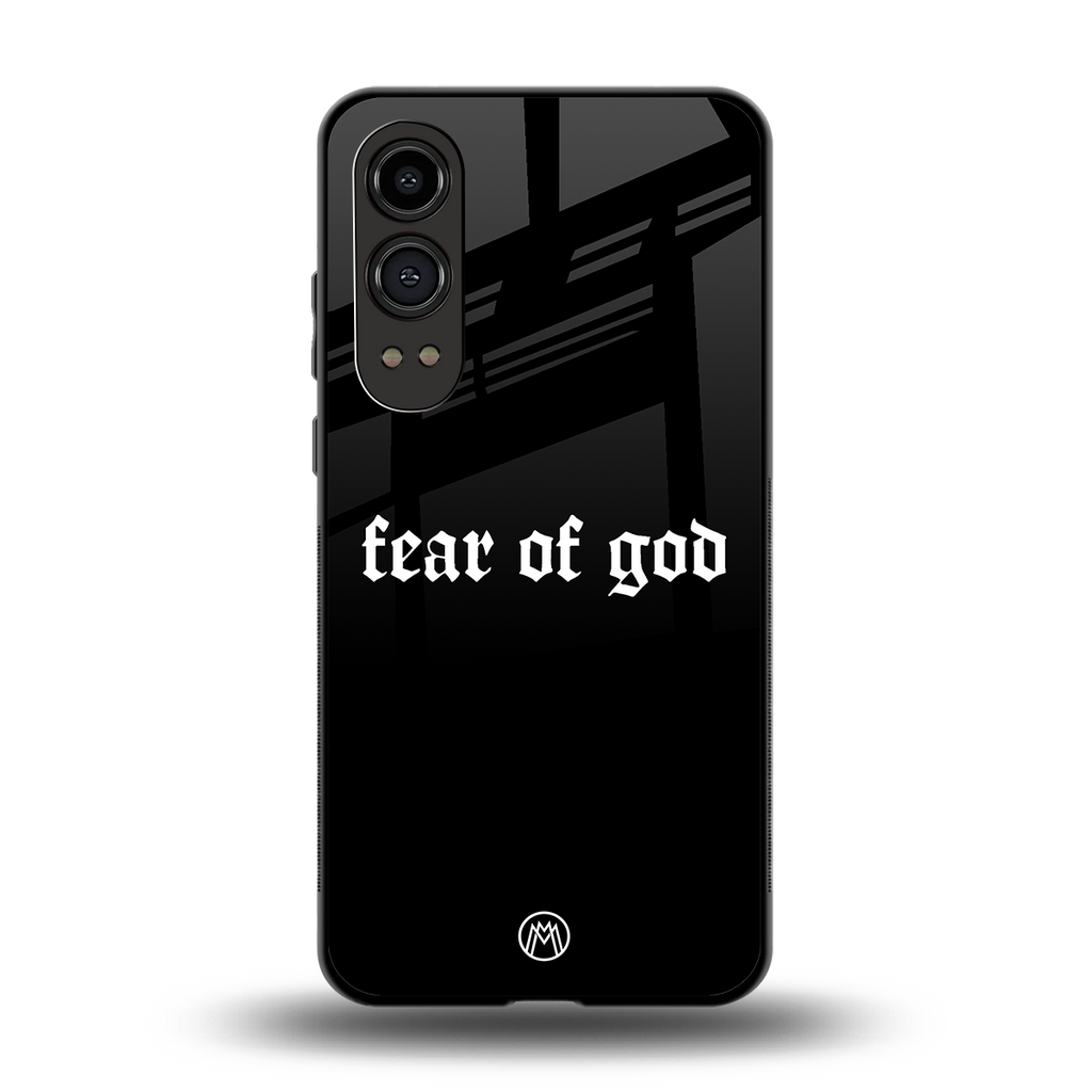 fear of god back phone cover | glass case for oneplus nord ce 4 lite