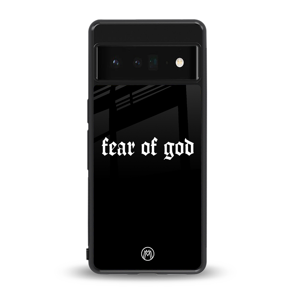 fear of god back phone cover | glass case for google pixel 6 pro