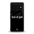 fear of god back phone cover | glass case for google pixel 6 pro