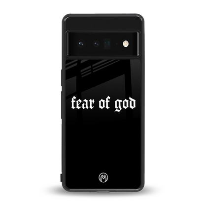 fear of god back phone cover | glass case for google pixel 6 pro