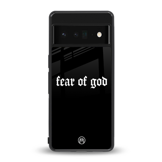 fear of god back phone cover | glass case for google pixel 6 pro