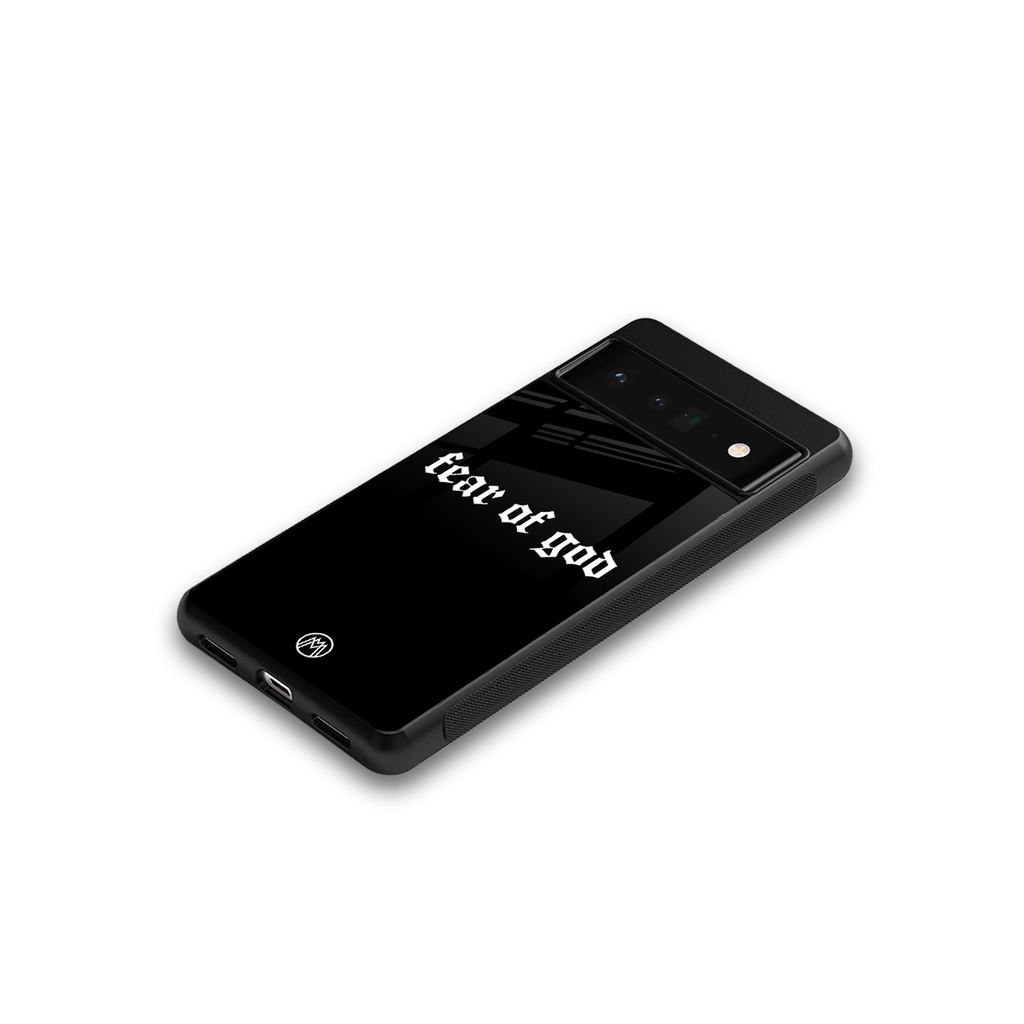 fear of god back phone cover | glass case for google pixel 6 pro