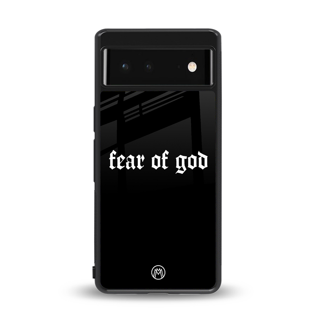 fear of god back phone cover | glass case for google pixel 6