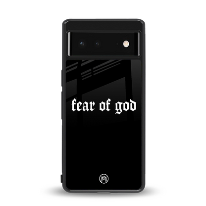 fear of god back phone cover | glass case for Google Pixel 6A