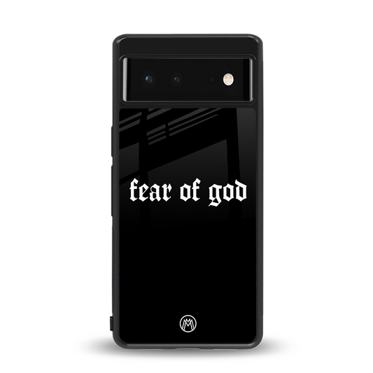 fear of god back phone cover | glass case for Google Pixel 6A