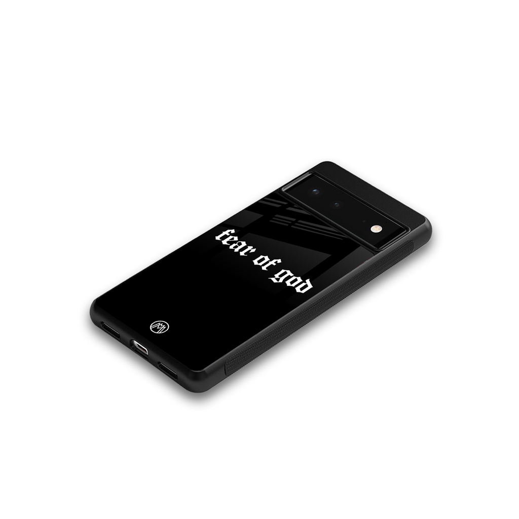 fear of god back phone cover | glass case for google pixel 6