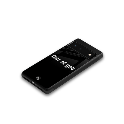 fear of god back phone cover | glass case for Google Pixel 6A