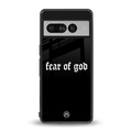 fear of god back phone cover | glass case for google pixel 7 pro