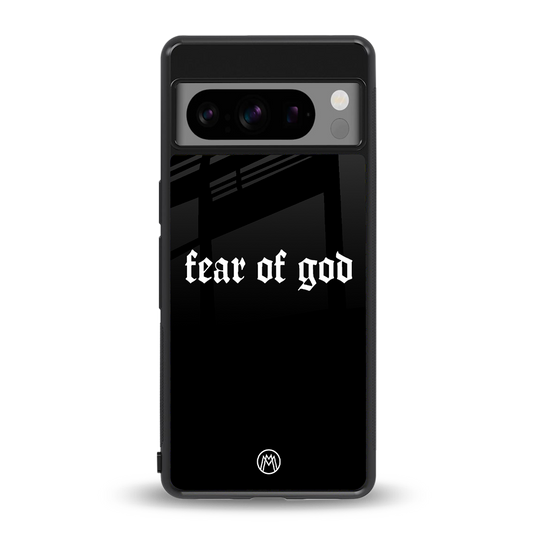 fear of god back phone cover | glass case for google pixel 8 pro