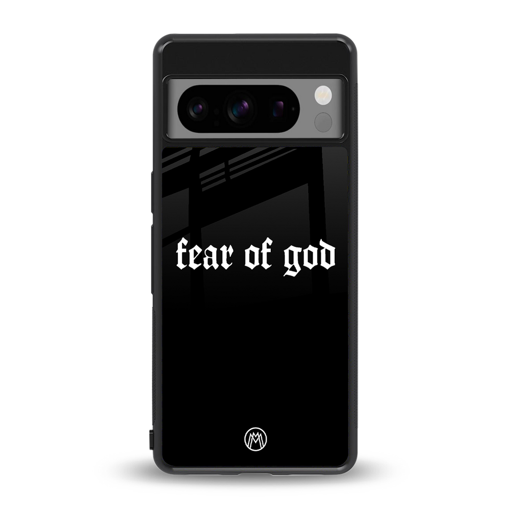 fear of god back phone cover | glass case for google pixel 8 pro