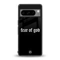fear of god back phone cover | glass case for google pixel 8 pro